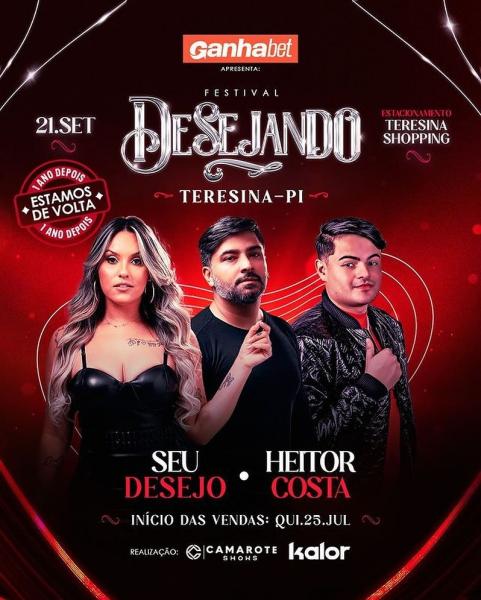 Seu Desejo, Walkyria Santos, Mara Pavanelly e Heitor Costa - Festival Desejando