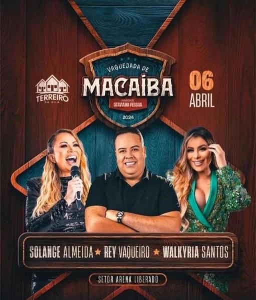 Solange Almeida, Rey Vaqueiro e Walkyria Santos - Vaquejada de Macaíba