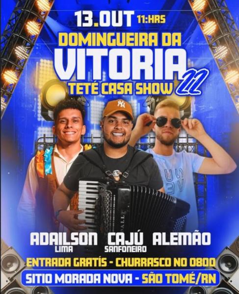 Adailson Lima, Cajú Sanfoneiro e Alemão - Domingueira da Vitória