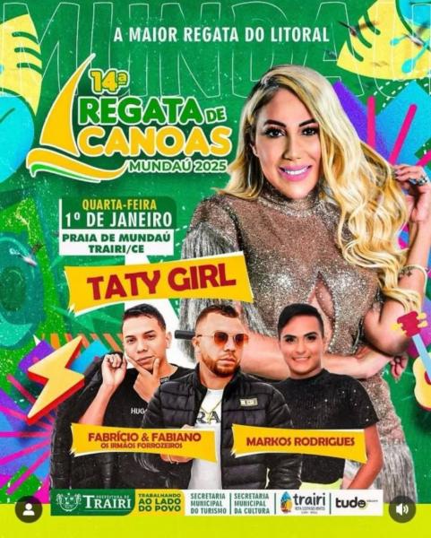 Taty Girl, Fabrício & Fabiano e Markos Rodrigues - 14ª Regata de Canoas