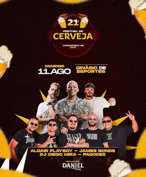 Aldair Playboy, James Bonde, Dj Diego Mira e PAgodez - 21º Festival de Cerveja