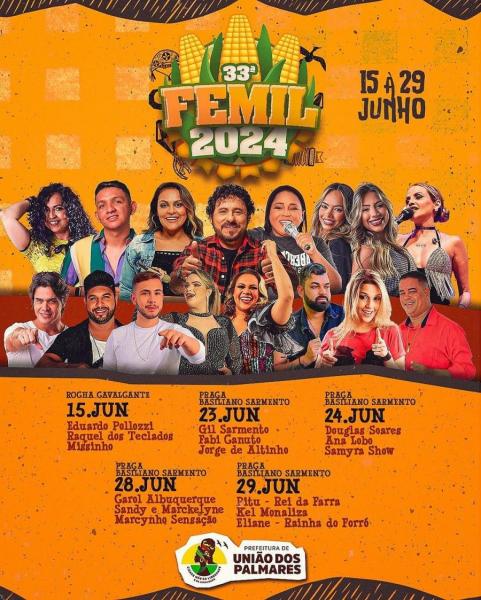Pitu - Rei da Farra, Kel Monalisa e Eliane a Rainha do Forró - 33º FEMIL 2024