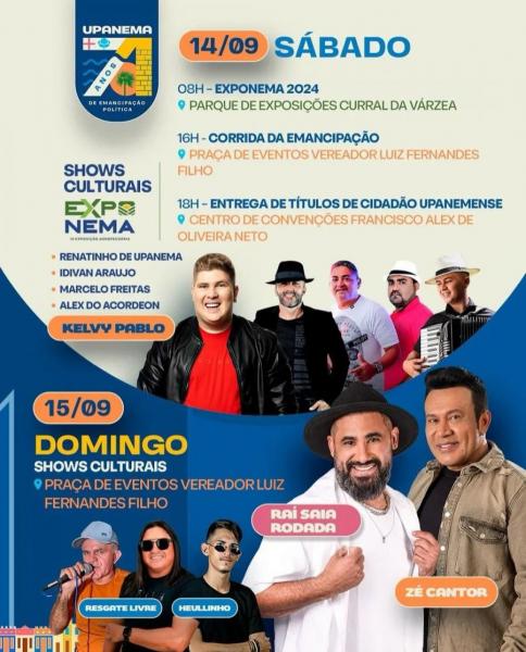 Renatinho de Upanema, Idivan Araújo, Marcelo Freitas, Alex do Acordeon e Kelvy Pablo