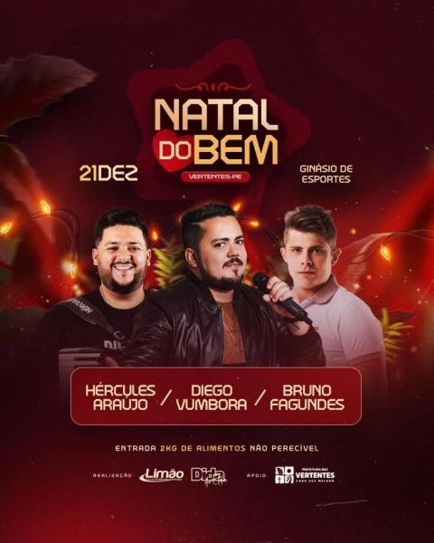Hércules Araújo, Diego Vumbora e Bruno Fagundes - Natal do Bem