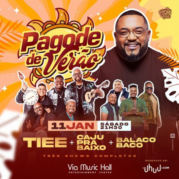Tiee, Caju pra Baixo e Balaco Baco - Pagode de Verão