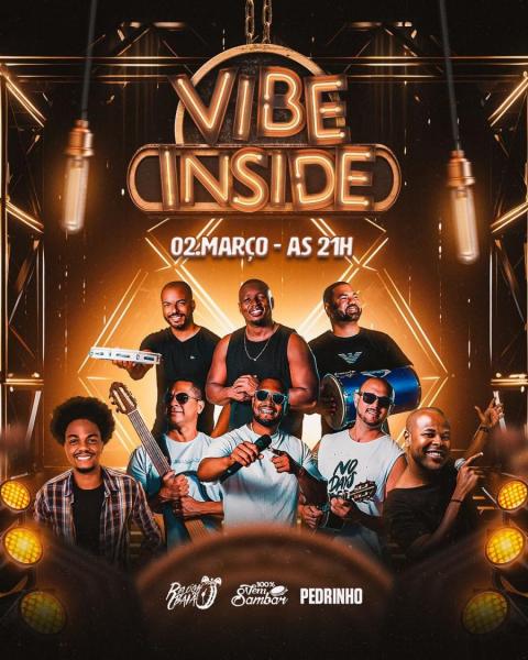 Relógio Baião, 100% Vem Sambar e Pedrinho - Vibe Inside