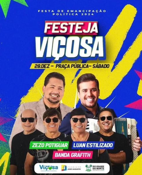 Zezo Potiguar, Luan Estilizado e Banda Grafith - Festeja Viçosa