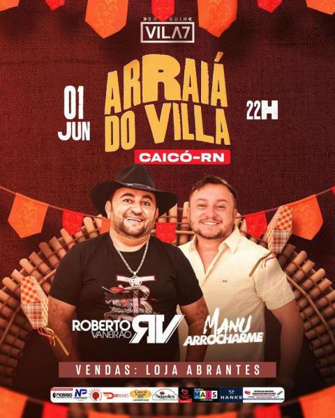 Roberto Vaneirão e Manu Arrocharme - Arraiá do Villa