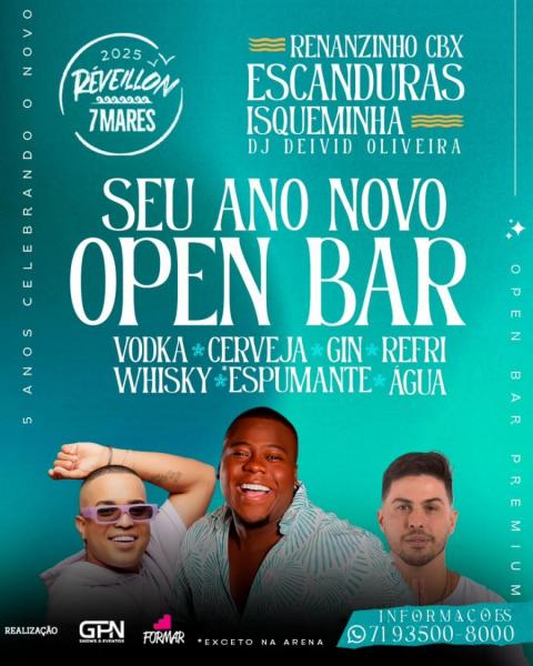 Renanzinho CBX, Escanduras, Isqueminha e Dj Deivid Oliveira - Réveillon 7 Mares 2025