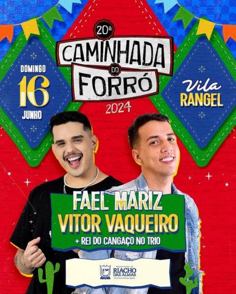 Fael Mariz e Vitor Vaqueiro - 20ª Caminhada do Forró 2024