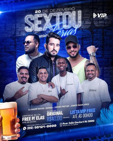 Dj André Rocha, Samba+, Sátiro Freitas e Junior Magalhães