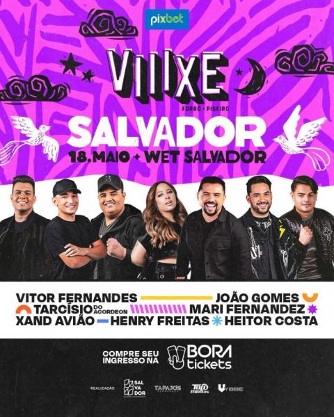 João Gomes, Vitor Fernandes, Tarcísio do Acordeon, Mari Fernandez, Xand Avião, Heitor Costa e Henry Freitas - Viixe Forró e Piseiro