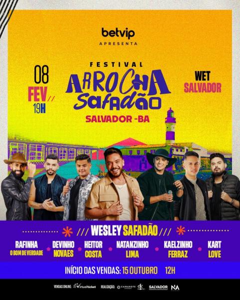 Wesley Safadão, Rafinha O Bom de Verdade, Devinho Novaes, Heitor Costa, Natanzinho Lima, Kaelzinho Ferraz e Kart Love - Arrocha Safadão