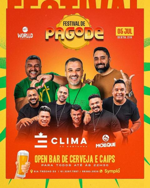 Clima de Montanha e Grupo Moleque - Festival de Pagode