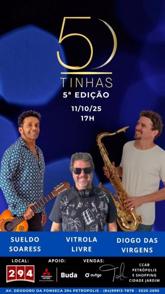 Vitrola Livre, Sueldo Soaress e Diogo das Virgens - 5ª 50tinhas 2025