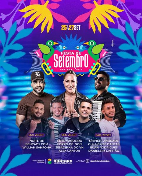 Edyr Vaqueiro, Forró de Nóis, Pisadinha do VN e Alex Cantor - Festa de Setembro