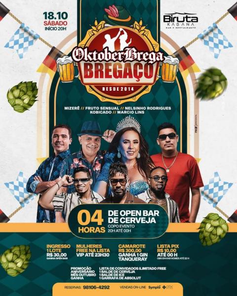 Mizerê, Fruto Sensual, Nelsinho Rodrigues, Kobiçado e Marcio Lins - OktoberBrega 2025