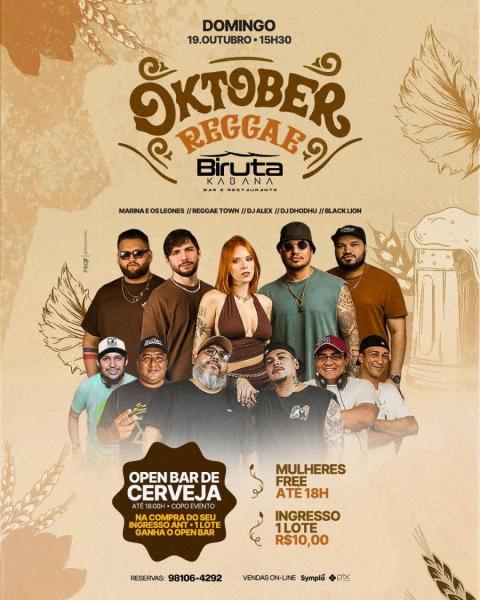 Reggae Town, Marina & Os Leones, Alex Roots, George Rodrigues e Black Lion - Oktober Regge 2025