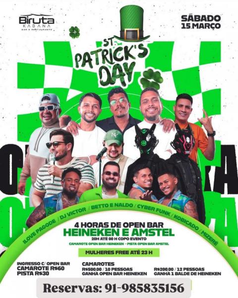 I Love Pagode, Dj Victor, Betto & Naldo, Cyber Funk, Kobicaco e Mizerê - St. Patrick´s Day