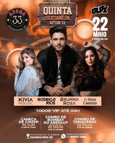 Kivia Pascoal, Rodrigo Goes, Brunna Rosa e Dj Hugo Cardoso