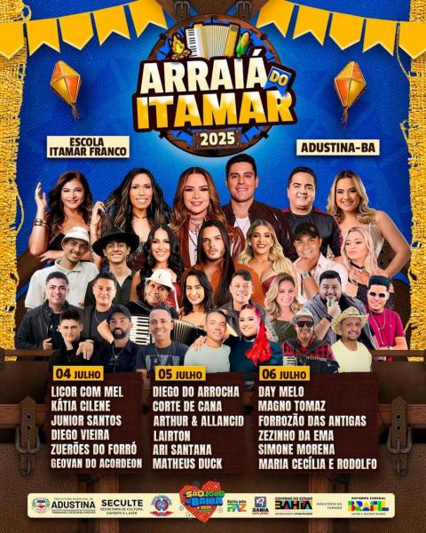 Diego do Arrocha, Corte de Cana, Arthur & Allancid, Lairton, Ari Santana e Matheus Duck - Arraiá do Itamar 2025