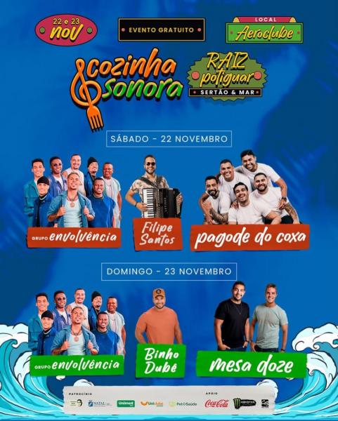 Grupo Envolvência, Filipe Santos e Pagode do Coxa - Cozinha Sonora 2025