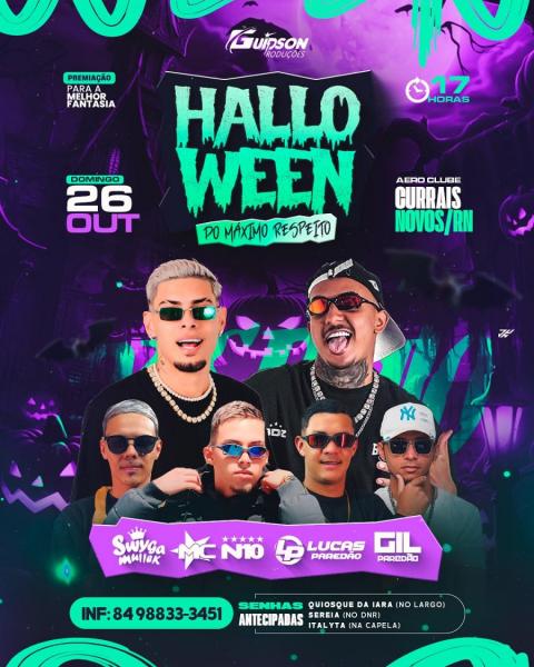 MC N10, Lucas Paredão, Gil Paredão e Swyga Mullek - Halloween do Máximo Respeito