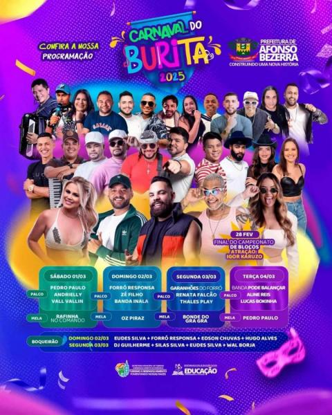 Rafinha no Comando, Pedro Paulo, Andrielly e Vall Vallin