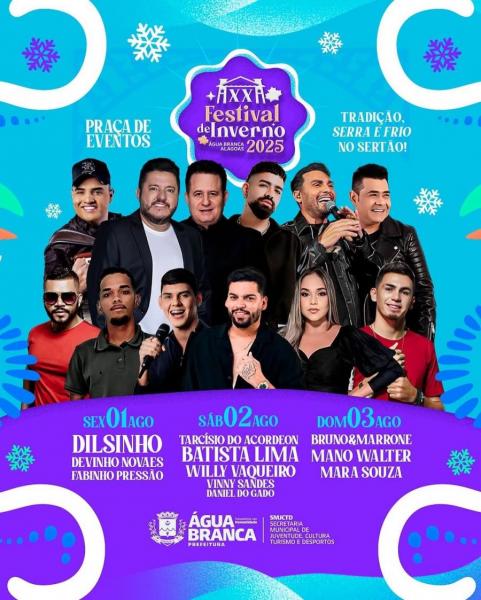 Bruno & Marrone, Mano Walter e Mara Souza - Festival de Inverno 2025