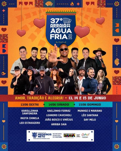 Munhoz & Mariano, Léo Santana e Day Melo - 37º Arraiá do Água Fria 2025