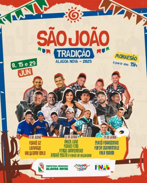 Erick Luna, Forró Fino, Pingo Sanfoneiro e André Costa & Forró de Vaquejada