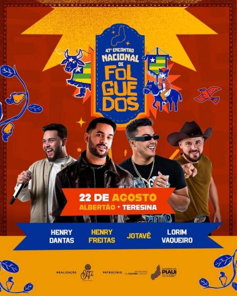 Henry Freitas, Jotavê, Henry Dantas e Lorim Vaqueiro - 47º Encontro Nacional de Folguedos