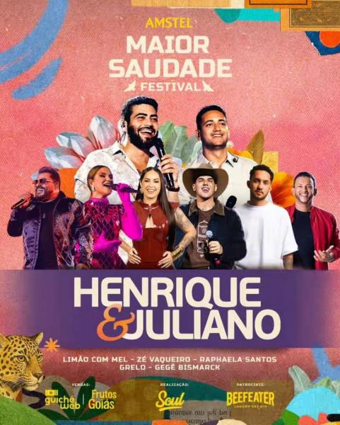 Henrique & Juliano, Limão com Mel, Zé Vaqueiro, Raphaela Santos, Grelo e Gegê Bismark - Maior Saudade Festival