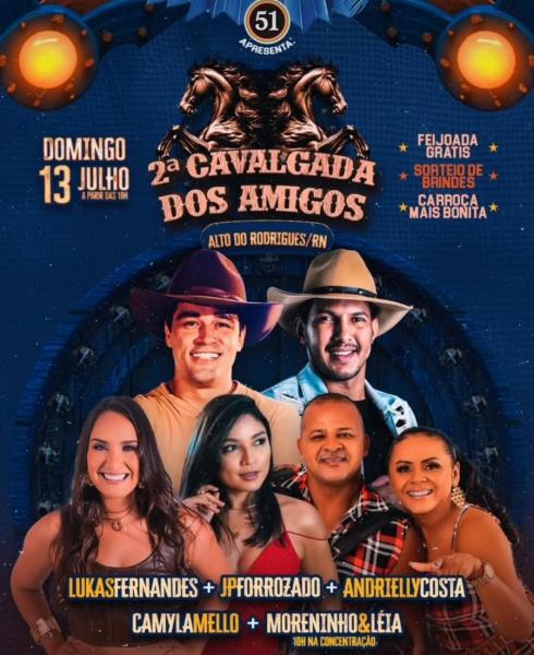 Lukas Fernandes, JP Forrozado, Andrielly Costa, Camyla Melo e Moreninho & Léia - 2ª Cavalgada dos Amigos
