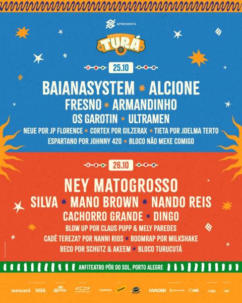 Ney Matogrosso, Silva, Mano Brown, Nando Reis, Cachorro Grande e Dingo - Festival Turá 2025