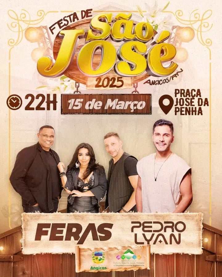 Banda Feras e PEdro Lyan - Festa de São José 2025