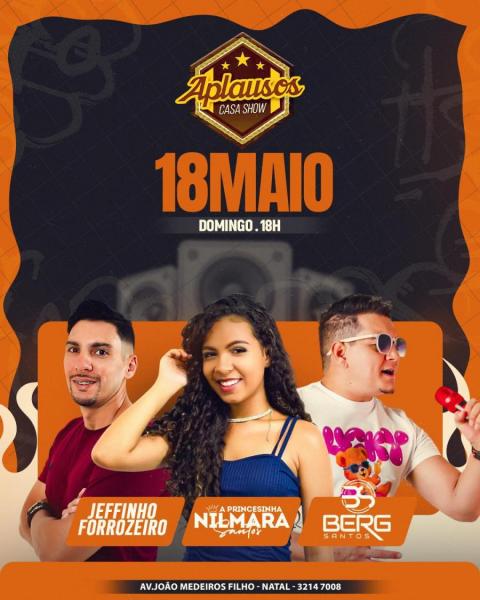 Nilmara Santos, Jeffinho Forrozeiro e Berg Santos