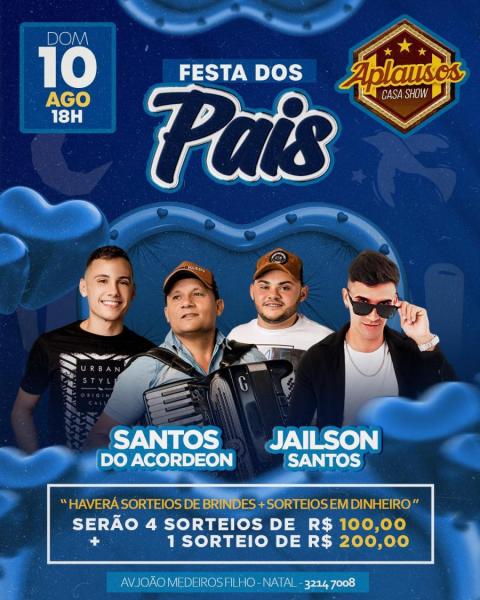 Santos do Acordeon e Jailson Santos - Festa dos Pais