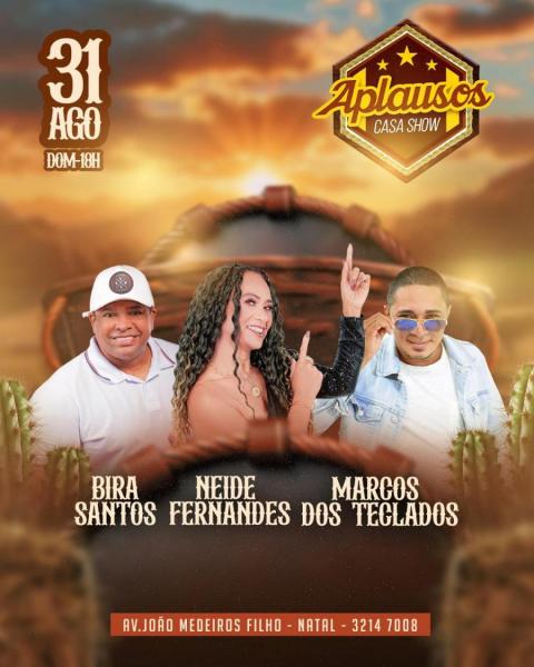 Neide Fernandes, Bira Santos e Marcos dos Teclados