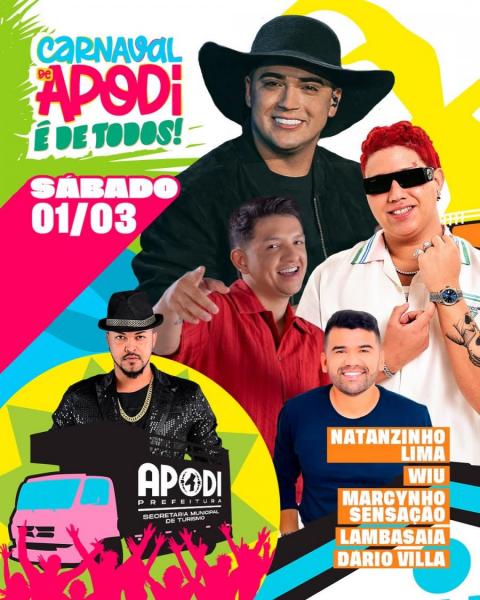 Natanzinho Lima, Wiu, Marcynho Sensação, Lambasaia e Dário Villa