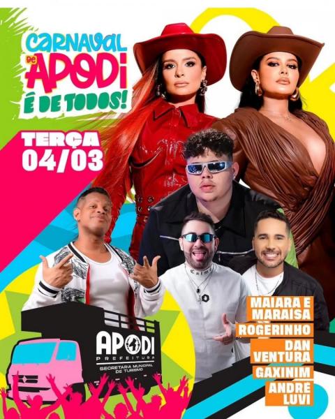 Maiara & Maraísa, Rogerinho, Dan Ventura, Gaxinim e André Luvi