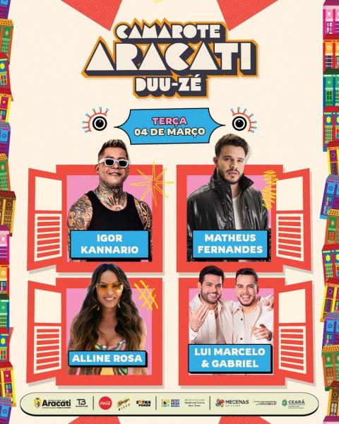 Igor Kannário, Matheus Fernandes, Alline Rosa e Lui Marcelo & Gabriel