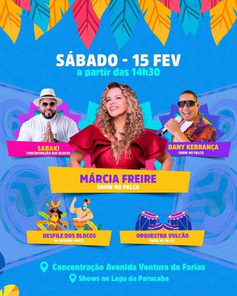 Márcia Freire, Sabaki, Dany Kebrança e Orquestra Vulcão