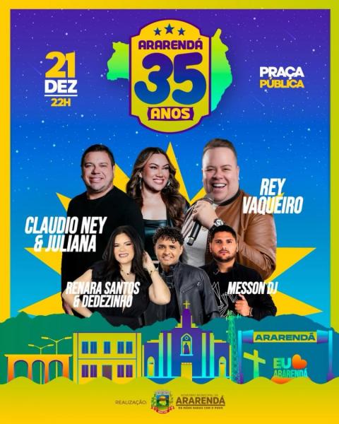 Claudio Ney & Juliana, Rey Vaqueiro, Renara Santos & Dedezinho e Messon Dj