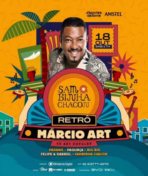 Márcio Art, Padang, Pagunça, Big Big, Felipe & Gabriel e Sambinha Chacon - Retrô