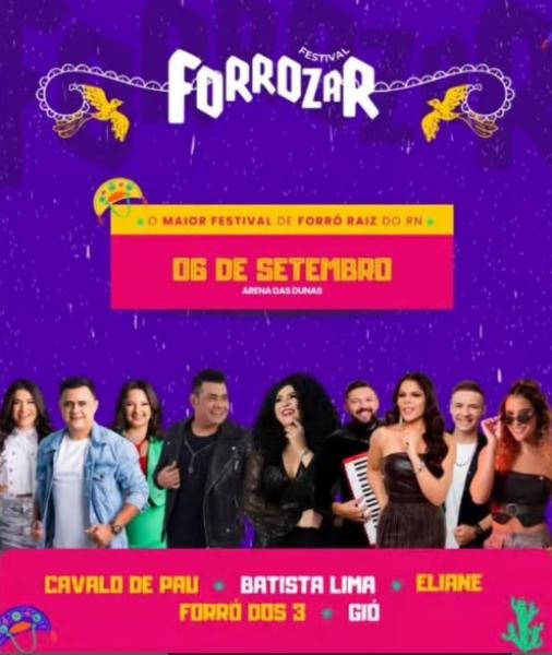 Cavalo de Pau, Batista Lima, Eliane, Forró dos 3 e Gió - Festival Forrozar 2025