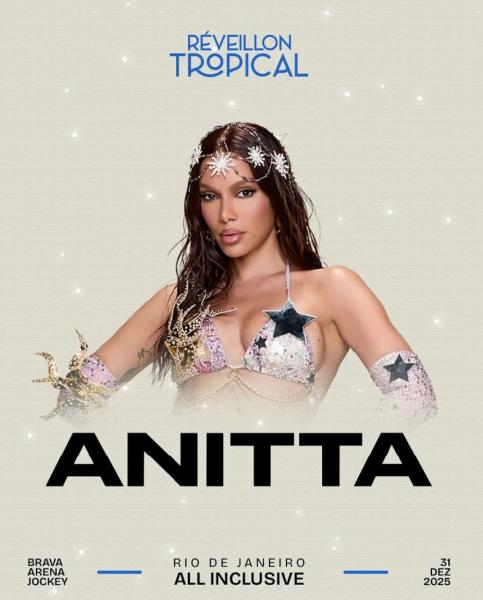 Anitta, Fica Comigo, SubaCrew, Yasmin Vilhena e Matheus Alves - Réveillon Tropical 2026
