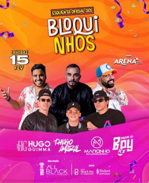 Hugo Guimma, Thiago Amaral, Marcinho Malemolência e Pagode do Boy - Esquenta Oficial dos Bloquinhos