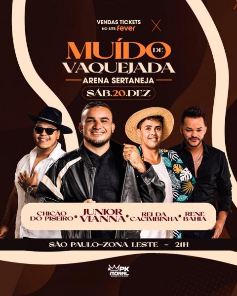 Júnior Vianna, Chicão do Piseiro, Rei da Cacimbinha e Rene Bahia