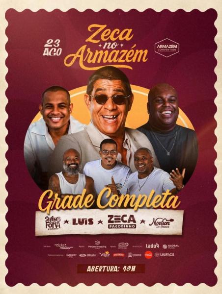Zeca Pagodinho, Swing do Fora, Luis e Noelson do Cavaco - Zeca no Armazém
